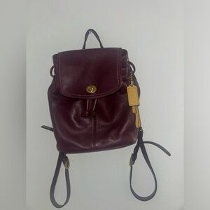 Burgandy Coach bag